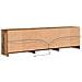 Mobile TV Marrone 180 x 34 x 50 cm Legno multistrato - Foto miniatura 8