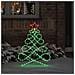 Luci a forma di albero di Natale Multicolore 80 x 56 cm PVC - Foto miniatura 2