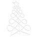Luci a forma di albero di Natale Multicolore 80 x 56 cm PVC - Foto miniatura 4