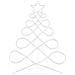 Luci a forma di albero di Natale Multicolore 80 x 56 cm PVC - Foto miniatura 5