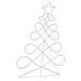 Luci a forma di albero di Natale Multicolore 80 x 56 cm PVC - Foto miniatura 8