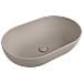 Lavabo Da Appoggio   Serie App Ovale Ap62a - 65 Cm Beige Chiaro Da Ordinare - Foto miniatura 1