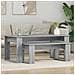 Set di Tavolini da Caffè 2 pcs Grigio Sonoma Legno multistrato - Foto miniatura 2