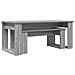 Set di Tavolini da Caffè 2 pcs Grigio Sonoma Legno multistrato - Foto miniatura 5