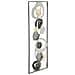 Decorazione In Metallo 3d Cerchi 15-multicolore-metallo-28,5x3x74 Cm - Foto miniatura 2