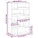 Libreria Rovere Artigianale 100x33x156,5 cm in Truciolato - Foto miniatura 9