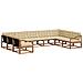 Set di divani da esterno con cuscino 9 pcs Naturale e Beige - Foto miniatura 1