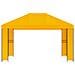Gazebo 4 × 3 m Giallo Poliestere e Acciaio 190 gsm - Foto miniatura 3