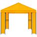 Gazebo 4 × 3 m Giallo Poliestere e Acciaio 190 gsm - Foto miniatura 4