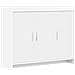Credenza Bianco 98,5 x 33 x 80 cm Legno ingegnerizzato - Foto miniatura 1