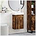Mobile bagno con rubinetto Rovere Fumo 40,5 x 22,5 x 62 cm - Foto miniatura 2