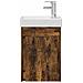 Mobile bagno con rubinetto Rovere Fumo 40,5 x 22,5 x 62 cm - Foto miniatura 5