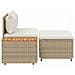 Set di divani da esterno 4 -Seater 4 pcs 55 x 30 x 39 cm - Foto miniatura 9