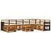 Set di divani da esterno 7 pcs Naturale - Foto miniatura 1