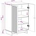 Mobile per scarpe EDE 59,5 x 39,5 x 90 cm Legno ingegnerizzato - Foto miniatura 9