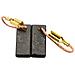 Spazzole di carbone per Atlas Copco OFE710 - 5 x 8 x 16,5 mm - coppia - Foto miniatura 1