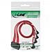 cavo sas, sff-8484 maschio / 4x hdd sata l-form 7pin maschio angolato 90°, 0,5m - Foto miniatura 2