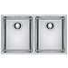 MRX 220 34-34 Lavello da Incasso 2 Vasche Dimensioni 74 x 43.6 cm Colore Inox - Foto miniatura 1