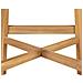 Sgabelli 2 Pz Polyrattan E Legno Massello D'acacia 40x45x90 Cm - Foto miniatura 4