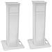 2x Stage Stand Variable Incl. Cover And Bag, White - Foto miniatura 5