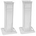 2x Stage Stand Variable Incl. Cover And Bag, White - Foto miniatura 1