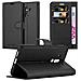 Custodia Compatibile Con Huawei Mate 10 Pro In Nero Carbone - Coperchio Protettiva Con Chiusura Magnetica, Funzione Stand E Tasca Per Le Carte - Foto miniatura 1