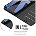 Custodia Compatibile Con Huawei Mate 10 Pro In Nero Carbone - Coperchio Protettiva Con Chiusura Magnetica, Funzione Stand E Tasca Per Le Carte - Foto miniatura 4