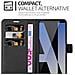 Custodia Compatibile Con Huawei Mate 10 Pro In Nero Carbone - Coperchio Protettiva Con Chiusura Magnetica, Funzione Stand E Tasca Per Le Carte - Foto miniatura 5