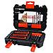 Black + Decker A7232-xj Set Per Forare Ed Avvitare, 0v, Nero, 50 Set Di Pezzi - Foto miniatura 1