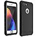 Cover Apple Iphone 7 Plus / 8 Plus Waterproof 2m Con Vetrino Nero - Foto miniatura 1
