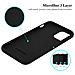 Custodia Compatibile Con Apple Iphone 11 Pro Max 6.5 In Liquid Nero - Coperchio Protettivo In Silicone Tpu Flessibile - Foto miniatura 9