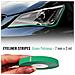 Stripes Strisce Adesive Eyeliner Per Fari Auto, Verde Petronas - Foto miniatura 1
