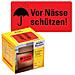 Zweckform Etikettenrolle ""vor Nsse Schtzen!"" Neonrot, Fr Eine Sichere Paketkennzeichnung - 1 Stck (7210)  - Foto miniatura 2