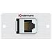 Konnect 50 Alu - Modulares Faceplate-snap-in - Rj-45 - Foto miniatura 1