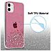 Custodia Compatibile Con Apple Iphone 11 Pro Max In Rosa Con Glitter - Coperchio Protettivo In Silicone Tpu Flessibile Con Glitter Scintillanti - Foto miniatura 4