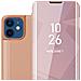 Custodia Compatibile Con Apple Iphone 12 / Iphone 12 Pro In Kunzit Rosa - Clear View Specchio Coperchio Protettivo Con Funzione Di Supporto Protezione A 360 Gradi - Foto miniatura 1