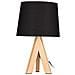 Lampada Da Terra Su Gambe In Legno, Altezza 29 Cm - Foto miniatura 1