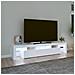 Mobile Porta Tv Con Luci Led Bianco 200x36,5x40 Cm - Foto miniatura 3