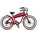 Outlaw - Rosso Metallico - 250w / 10ah - Vintage Chopper E-bike - Bicicletta Elettrica Cruiser Custom Fat Bike - Foto miniatura 1