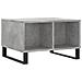 Tavolino Salotto Grigio Cemento 60x50x36,5 Cm Legno Multistrato - Foto miniatura 2