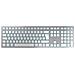 Kw 9100 Slim For Mac Tastiera Usb + Bluetooth Qwerty Inglese Argento - Foto miniatura 1