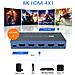 Interruttore Hdmi 4k 4 In 1 Out - Foto miniatura 4