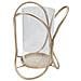 Portacandela Mf349 - Marrone - Metallo - 16x16x21,5 Cm - Foto miniatura 2