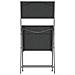 Lusso Casadino -  Sedie Pieghevoli Per Esterni 4 Pz In Acciaio E Textilene Nero - Foto miniatura 6
