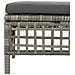 Set Divani da Giardino 6 pz con Cuscini in Polyrattan Grigio - Foto miniatura 7