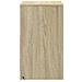 Comodini con Luci LED 2pz Rovere Sonoma in Legno Multistrato - Foto miniatura 7