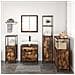 Set di mobili da bagno 5 pezzi in legno ingegnerizzato rovere affumicato - Foto miniatura 4