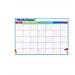 Lavagna Magnetica Da Frigorifero - Planner Mensile Riutilizzabile Per Organizzazione - Foto miniatura 2