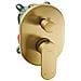 Set Doccia Da Incasso Con Soffione A Pioggia Tinguiririca Oro - Foto miniatura 5