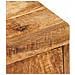 Comodino 2 pcs Marrone 35 x 33 x 48 cm Legno di mango massello - Foto miniatura 9